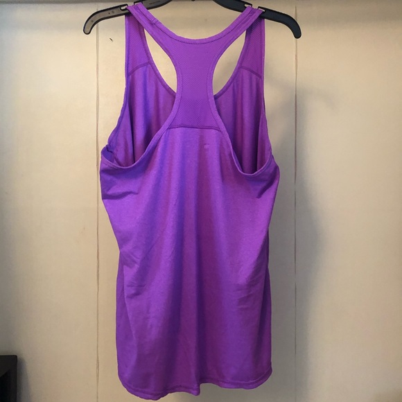 Purple Workout Racerback Tank - Picture 2 of 4
